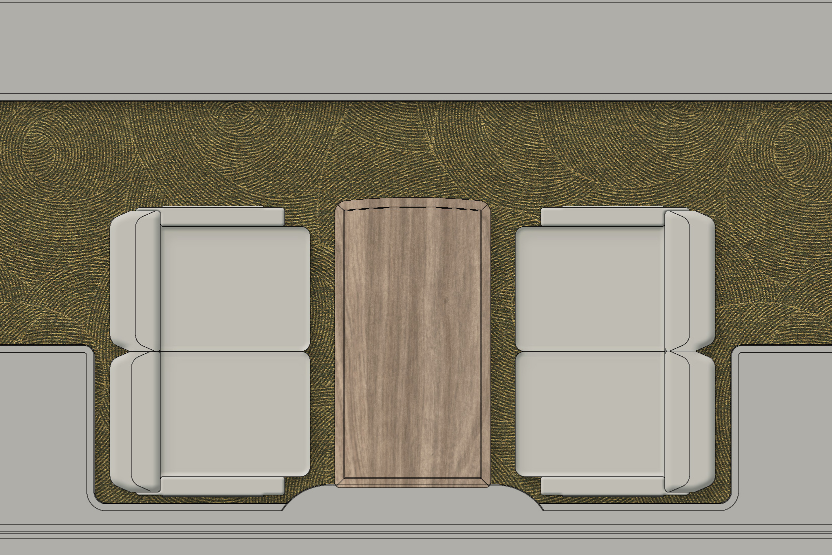 Barisi II Carpet in Aircraft